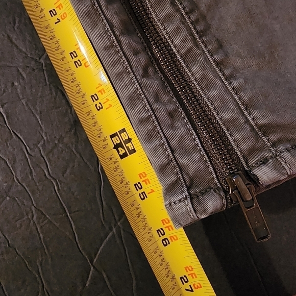 Madewell Olive Green Jeans Zip Bottom Size 24, Inseam 26" - Picture 11 of 11